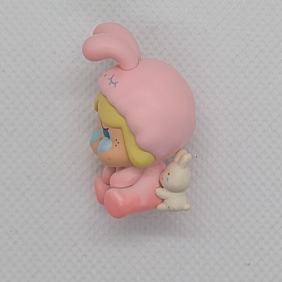 POP BEAN Pajama Cross Dressing Series - Sitting Pink Rabbit - Picture 3 of 5